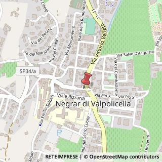 Mappa Via Vittorio Veneto, 6, 37024 Negrar, Verona (Veneto)