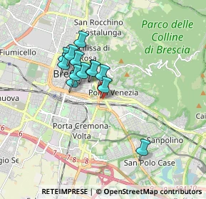 Mappa Via Isonzo, 25121 Brescia BS, Italia (1.34385)