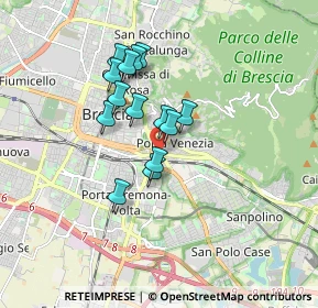 Mappa Via Isonzo, 25121 Brescia BS, Italia (1.32071)