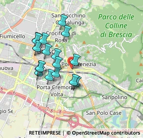 Mappa Via Isonzo, 25121 Brescia BS, Italia (1.58)