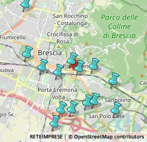 Mappa Via Isonzo, 25121 Brescia BS, Italia (2.095)