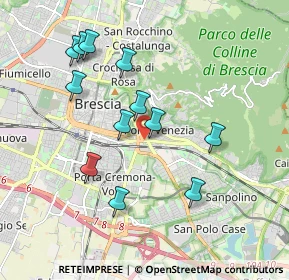 Mappa Via Isonzo, 25121 Brescia BS, Italia (1.80833)