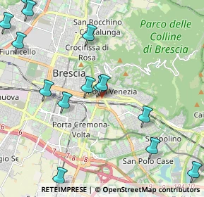 Mappa Via Isonzo, 25121 Brescia BS, Italia (2.82438)