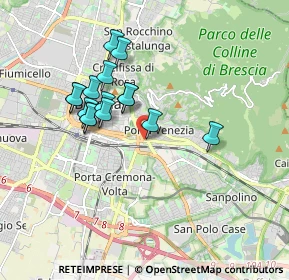 Mappa Via Isonzo, 25121 Brescia BS, Italia (1.53533)