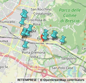 Mappa Via Isonzo, 25121 Brescia BS, Italia (1.57643)