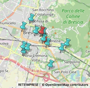 Mappa Via Isonzo, 25121 Brescia BS, Italia (1.42429)