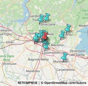 Mappa Via Isonzo, 25121 Brescia BS, Italia (7.26733)