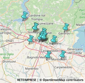 Mappa Via Isonzo, 25121 Brescia BS, Italia (8.34714)
