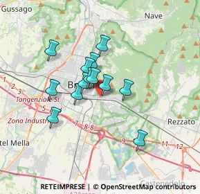 Mappa Via Isonzo, 25121 Brescia BS, Italia (2.53692)