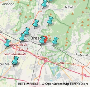 Mappa Via Isonzo, 25121 Brescia BS, Italia (4.81917)