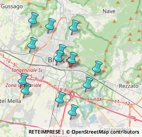 Mappa Via Isonzo, 25121 Brescia BS, Italia (3.90154)