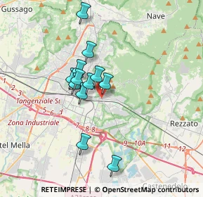 Mappa Via Isonzo, 25121 Brescia BS, Italia (2.75333)