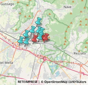 Mappa Via Isonzo, 25121 Brescia BS, Italia (2.90818)
