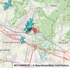 Mappa Via Isonzo, 25121 Brescia BS, Italia (3.25545)