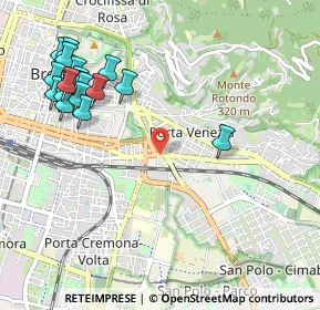 Mappa Via Isonzo, 25121 Brescia BS, Italia (1.2395)
