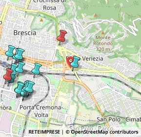 Mappa Via Isonzo, 25121 Brescia BS, Italia (1.4575)