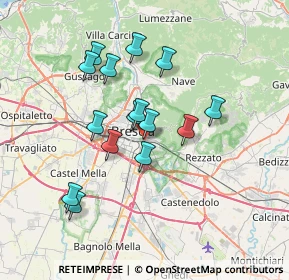 Mappa Via Isonzo, 25121 Brescia BS, Italia (6.148)