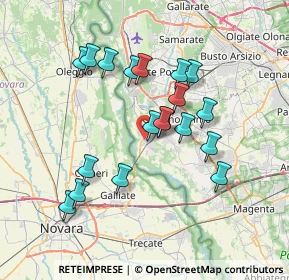 Mappa Via dei Frati, 20029 Turbigo MI, Italia (6.53158)