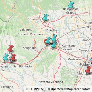 Mappa Via F. Filzi, 36051 Creazzo VI, Italia (28.79158)