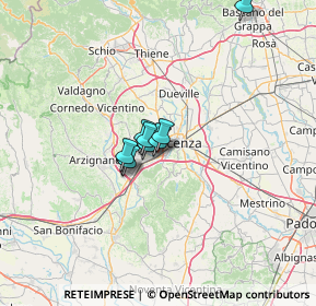 Mappa Via F. Filzi, 36051 Creazzo VI, Italia (13.01727)