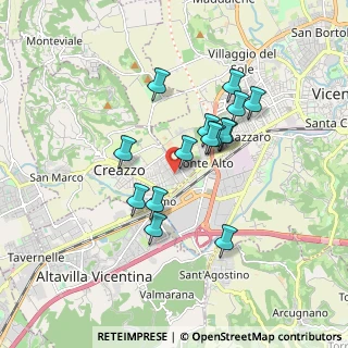 Mappa Via F. Filzi, 36051 Creazzo VI, Italia (1.46467)