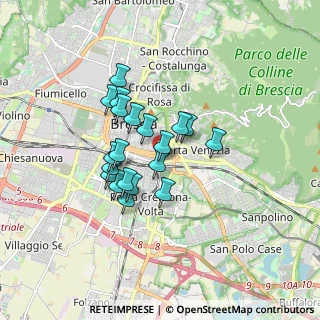 Mappa Via Inganni Angelo, 25121 Brescia BS, Italia (1.2915)