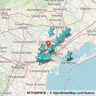 Mappa Via Ca' Rossa, 30030 Martellago VE, Italia (10.5765)