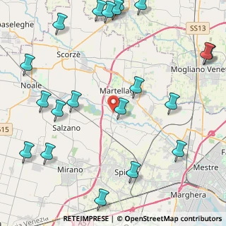 Mappa Via Ca' Rossa, 30030 Martellago VE, Italia (5.9625)