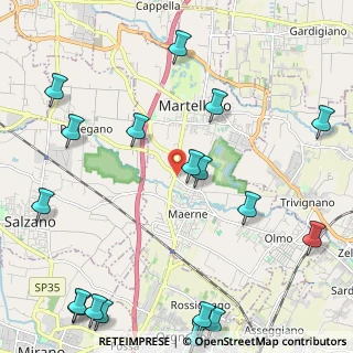 Mappa Via Ca' Rossa, 30030 Martellago VE, Italia (3.2065)