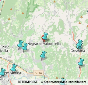 Mappa Via San Martino, 37024 Negrar VR, Italia (6.38167)