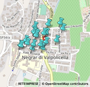 Mappa Via San Martino, 37024 Negrar VR, Italia (0.156)