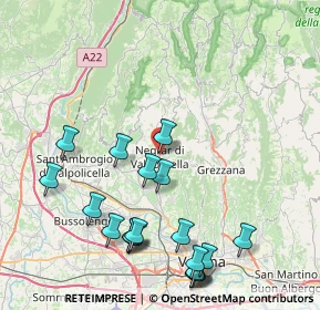 Mappa Via San Martino, 37024 Negrar VR, Italia (9.7485)
