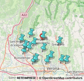 Mappa Via San Martino, 37024 Negrar VR, Italia (7.23867)