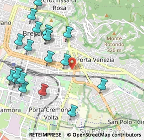 Mappa Viale Duca D'Aosta, 25124 Brescia BS, Italia (1.2845)