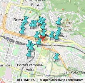 Mappa Viale Duca D'Aosta, 25124 Brescia BS, Italia (0.712)