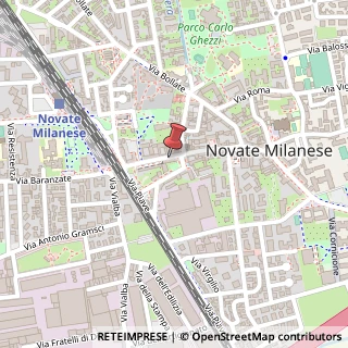 Mappa Via della Repubblica, 61, 20026 Novate Milanese, Milano (Lombardia)
