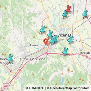 Mappa Via Ponte Storto, 36100 Creazzo VI, Italia (4.79)