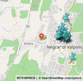 Mappa Via Jago di Sotto, 37024 Negrar VR, Italia (0.501)
