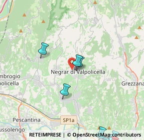 Mappa Via Jago di Sotto, 37024 Negrar VR, Italia (6.8775)