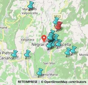 Mappa Via Jago di Sotto, 37024 Negrar VR, Italia (1.564)