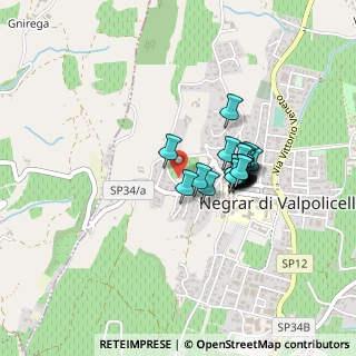 Mappa Via Jago di Sotto, 37024 Negrar VR, Italia (0.31667)