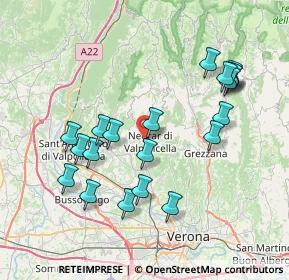 Mappa Via Jago di Sotto, 37024 Negrar VR, Italia (7.777)