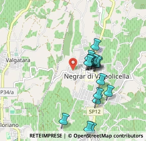 Mappa Via Jago di Sotto, 37024 Negrar VR, Italia (0.83765)