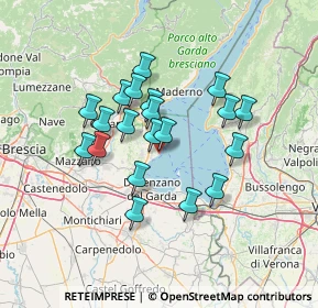 Mappa San giorgio vacanze, 25080 Manerba del Garda BS, Italia (11.2615)