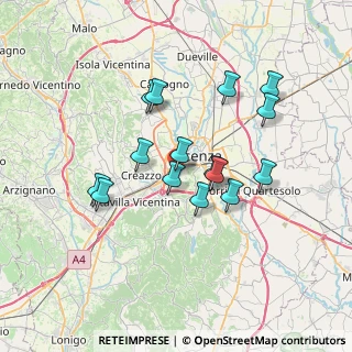 Mappa Via L. Malvezzi, 36100 Vicenza VI, Italia (6.10467)