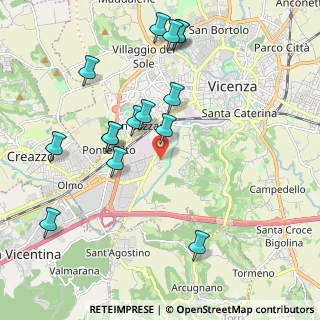 Mappa Via L. Malvezzi, 36100 Vicenza VI, Italia (2.136)