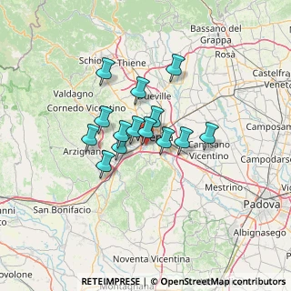 Mappa Via L. Malvezzi, 36100 Vicenza VI, Italia (9.20857)