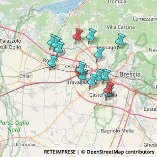 Mappa Via Gabriele D'Annunzio, 25039 Travagliato BS, Italia (6.042)