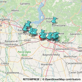 Mappa Via Gabriele D'Annunzio, 25039 Travagliato BS, Italia (10.0165)