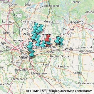 Mappa Via Ronchetta, 20064 Gorgonzola MI, Italia (9.748)